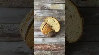 White sourdough bread - recipe in the description
