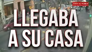 Motochorros le rompen el vidrio del auto para robarle el celular