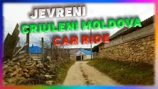 The Jevreni Village, Criuleni, Republica Moldova. Car Ride. 4K