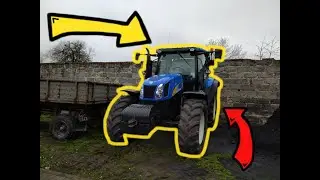 NewHolland T6030 Uprawa Pod Kukurydzę.