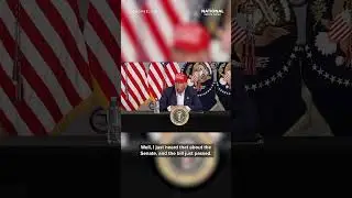 Trump reacts to Big, Beautiful Bill passing the Senate