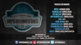 *BEAT* Cant Trust Thots (Prod. By Grim Delarosa) [Hipstrumentals.net]