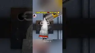 Liquid Nitrogen Vs Metal Lock #shorts