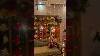 mehndi function decor for home