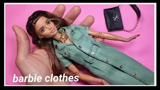 바비인형옷만들기(린넨 원피스)--barbiedoll, barbie