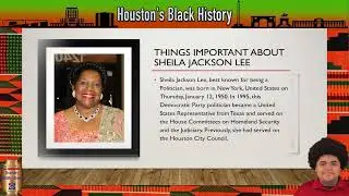 Houston's Black History: Sheila Jackson Lee by Richard Hinojosa