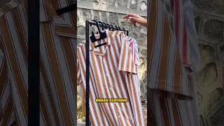 Cuban colar shirt korean pattern. #thrifting #ethenicwear #urbanwear #tshirt #fashion