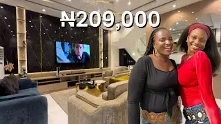 Touring a Luxury 4 Bedroom AIRBNB/SHORTLET with PS5 and Snooker in Lekki Lagos 🇳🇬