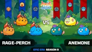RAGE-PERCH vs ANEMONE | SEASON 9 | AXIE INFINITY ORIGINS