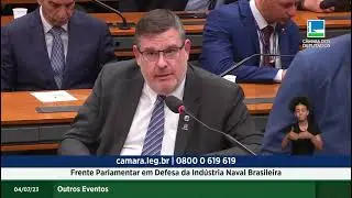 06 07 2023 - Lan&ccedil;amento da Frente Parlamentar em Defesa da Ind&uacute;stria Naval