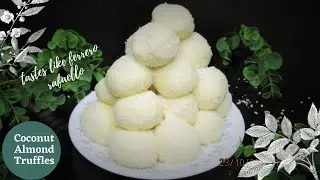 Coconut Almond Truffle| Taste Like Ferrero Rafaello | Baking | Cooking | VECX Food TV