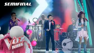 Juanita Botero, Matías Gaviria y Matías Hernández cantan 'Duele el amor' - Semifinal | La Voz Kids