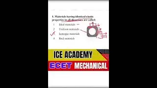 Mechanical MCQs for ECET 2026 🚀 | Q - 48 Strategy to Achieve Top Rank!,#ecet2026