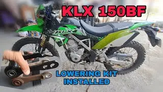 KLX 150 Lowering kit installed | RR731 MOTO ONLINE SHOP