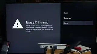 Format USB Flash Drive or Pendrive as External Storage on Google TV Streamer 4K | Chromecast TV