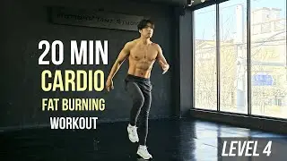 20 MIN FAT BURNING CARDIO WORKOUT (NO EQUIPMENT)