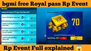 BGMI New Royal pass Rp Point Event Full explained Dhaked X 😱
