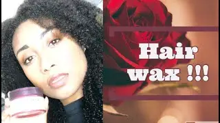 Mofajang Hair Wax Tutorial| YouTube Channel PurelyBritt | Advice on this popular product!