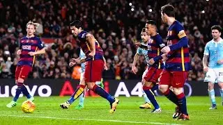 Lionel Messi Penalty Assist to Luis Suarez ● First Penalty Assist Ever?? ||HD||