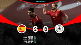Spain 6-0 Germany- UEFA Nations League 20/21 Group stage Full match
