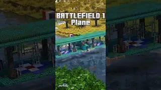 Battlefield 1 Plane Minecraft Timelapse #shorts
