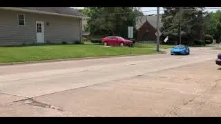 Lotus Evora GT Cyan Blue Exhaust 3rd cat delete
