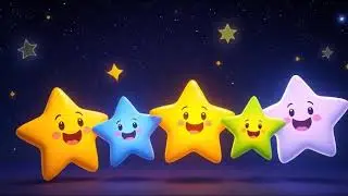 ⭐ Counting Stars at Night ⭐ Nursery Rhymes - Fun Songs For Kids