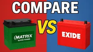 Exide Vs Matrix Battery Comparison Which is Battery For Bike /Scooter 