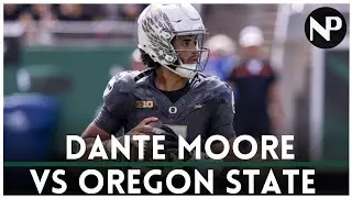 Oregon vs Oregon State | Dante Moore NFL Draft Film