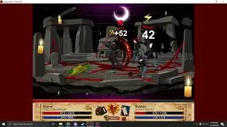 Dragonfable Deathknight vs Cauldron Sisters Inn at The Edge of Time NDA F2P 2025 11 30 12 49 40