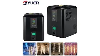 YUER&trade; MINI 350W Cold Spark Firework Machine Wireless Remote Control