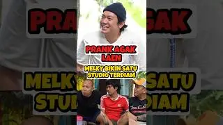 SATU STUDIO KETIPU! Melky Bajaj Prank Pura-Pura Cidera Kaki #agaklaen #melkybajaj #shortslucu