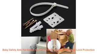 Baby Safety Anti-Tip Straps for Flat TV and Furniture Wall Strap Lock Protection