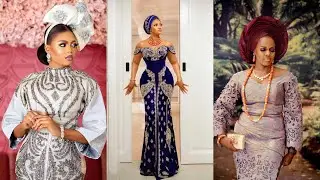 Unique Styling Of Asoebi Styles, Beautiful Bride Style Inspiration For Divas Trending Designs