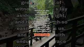 Run With Endurance | Bible Verse | Hebrews 12:1 #bibleverseoftheday #godsword