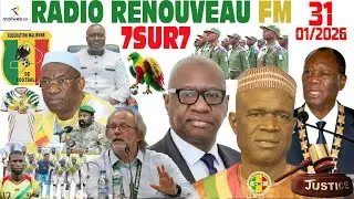 Emission 7SUR7 de la Radio Renouveau FM du 31 Janvier 2026