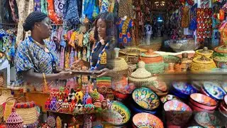 African Art You Can Touch & Buy 🇬🇭🌍 | Ghana’s Tetteh Quarshie Art Market (Pt. 1)👉 Watch To The End