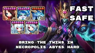 JULIE AND THE TWINS ARE BACK IN NECROPOLIS ABYSS HARD | F2P | 100% SAFE | 35ish AVG