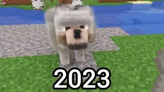 Evolution of Wolf  in Minecraft