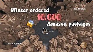 Winter ordered 10,000 AMAZON PACKAGES!!😱|Roblox Bloxburg Family Rolepay|w/voices