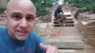 The mistake I made installing pressure treated Timber stairs