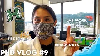 PhD Life in Hawaii (Lab work, Beach Trips, Weekly Vlog)