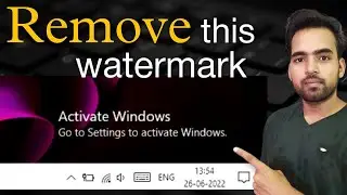 How to remove activate windows watermark | Remove Windows activate watermark legally