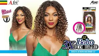 Mane Concept- AFRI-NATURAL BOX 315- 3X BOHO BOX BRAID 12