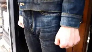BARKBOX VINTAGE DENIM JACKET & SILM JEANS