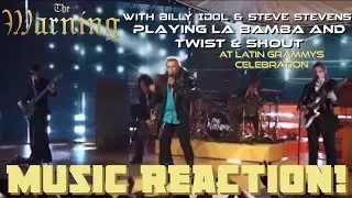ЭПИЧНО! 😎 Группа The Warning с Билли Айдолом и Стивом Стивенсом исполняют La Bamba и Twist & Shou...