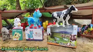 UNBOXING MAINAN SAPI BISA JALAN, SAPI LUCU, SAPI JOGET, SAPI BERSAYAP, MAINAN SAPI SAPI, COW