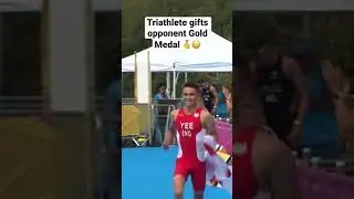 Wilde has to give up a chance at gold 🥇 for a 10s time penalty, Yee wins in Birmingham! #triathlon