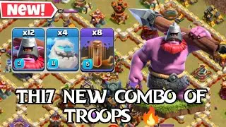 Th17 Strongest Ground Attack strategy | Thrower + Ice Golem | Clash of Clans