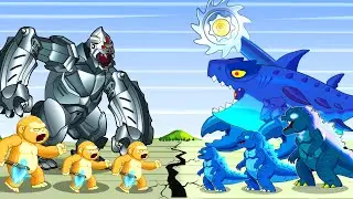 Mecha Kong Battles the Giant Sea Monster - Clash of the Century!